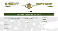 Desktop Screenshot of desotosheriff.com
